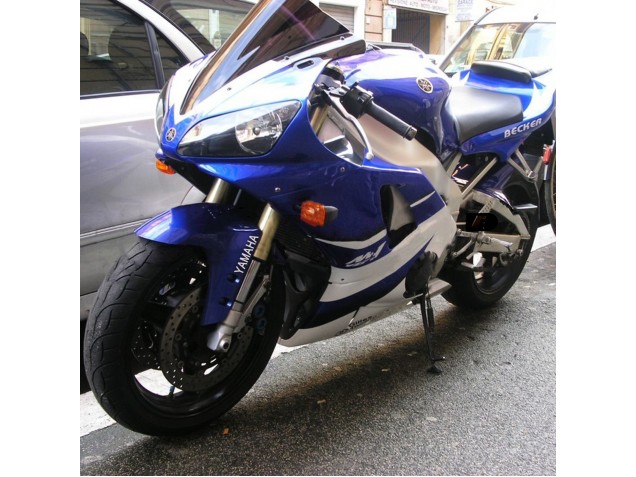 1998-1999 Yamaha YZF 1000 R1 Motorcycle Fairings - White Blue Black Australia
