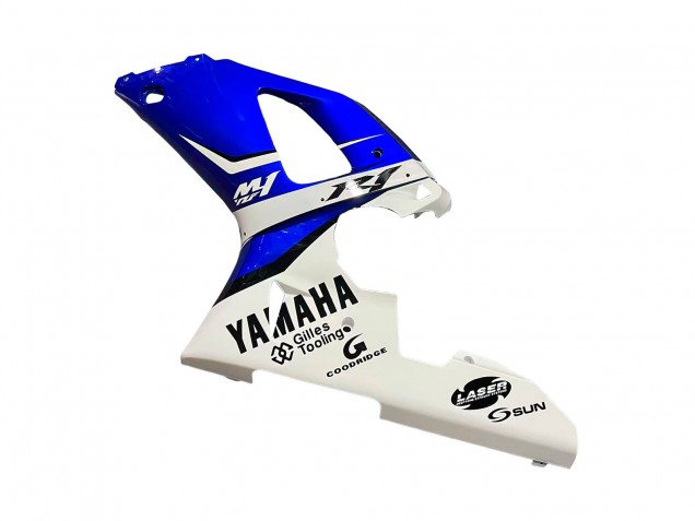 1998-1999 Yamaha YZF 1000 R1 Motorcycle Fairings - White Blue Black Australia
