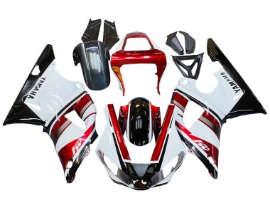 Affordable 2000-2001 Yamaha YZF 1000 R1 Motorcycle Fairing - Red White Glossy Black Australia