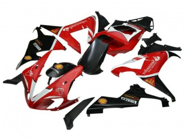 2002-2003 Yamaha YZF 1000 R1 Motorcycle Fairings - Red Silver Black Santander Australia