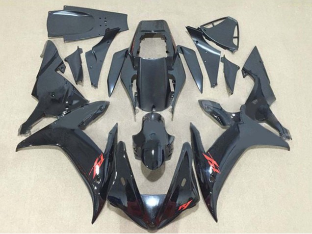 2002-2003 Yamaha YZF 1000 R1 Motorcycle Fairings - Glossy Black Red Australia