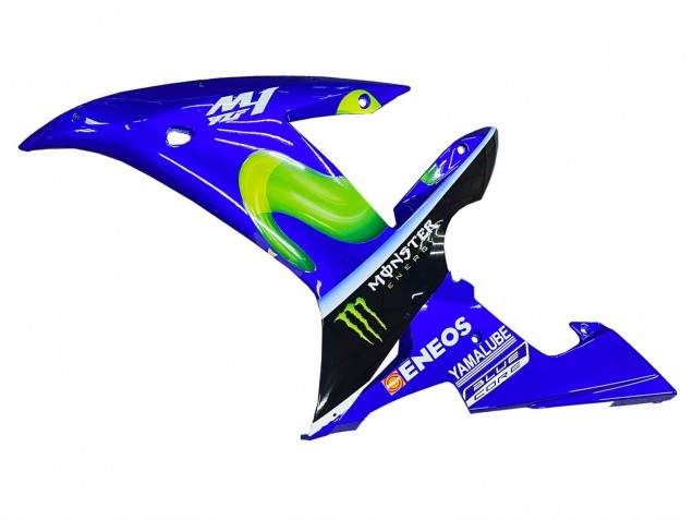 2002-2003 Yamaha YZF 1000 R1 Motorcycle Fairings - Blue Black Green MoviStar ENEOS Monster Australia