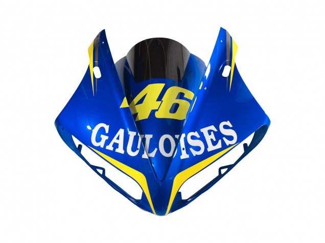 2004-2006 Yamaha YZF 1000 R1 Motorcycle Fairings - Blue White Yellow Motul Gauloises 46 Australia