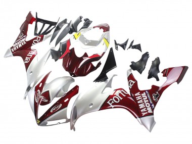 Affordable 2004-2006 Yamaha YZF 1000 R1 Motorcycle Fairings - Silver Red Fortuna Motul Australia