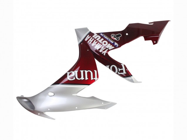 2004-2006 Yamaha YZF 1000 R1 Motorcycle Fairings - Silver Red Fortuna Motul Australia