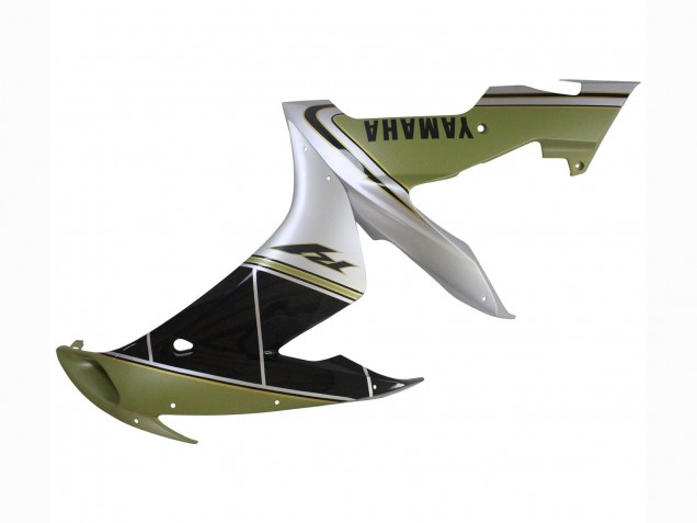 2004-2006 Yamaha YZF 1000 R1 Motorcycle Fairings - Light Gold White Glossy Black Australia