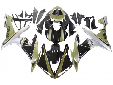Affordable 2004-2006 Yamaha YZF 1000 R1 Motorcycle Fairings - Light Gold White Glossy Black Australia