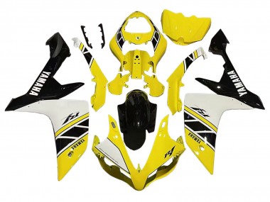Affordable 2007-2008 Yamaha YZF 1000 R1 Motorcycle Fairing - Yellow White Black Australia
