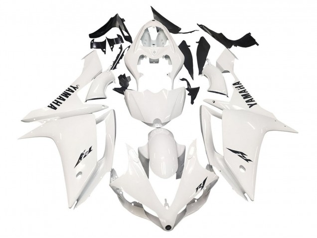 2007-2008 Yamaha YZF 1000 R1 Motorcycle Fairings - White Black Australia