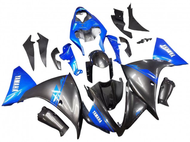 2012-2014 Yamaha YZF 1000 R1 Motorcycle Fairings - Blue Glossy Black Australia