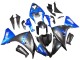 2012-2014 Yamaha YZF 1000 R1 Motorcycle Fairings - Blue Glossy Black Australia
