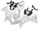 2012-2014 Yamaha YZF 1000 R1 Motorcycle Fairings - White Gold Decals Australia