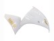 2012-2014 Yamaha YZF 1000 R1 Motorcycle Fairings - White Gold Decals Australia