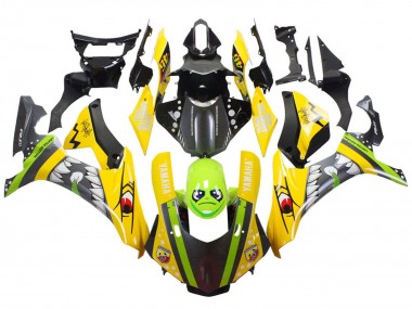 Affordable 2015-2019 Yamaha YZF 1000 R1 Motorcycle Fairings - Yellow Green Shark Australia