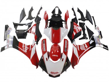 Affordable 2015-2019 Yamaha YZF 1000 R1 Motorcycle Fairing - White Red Black Milwaukee Australia