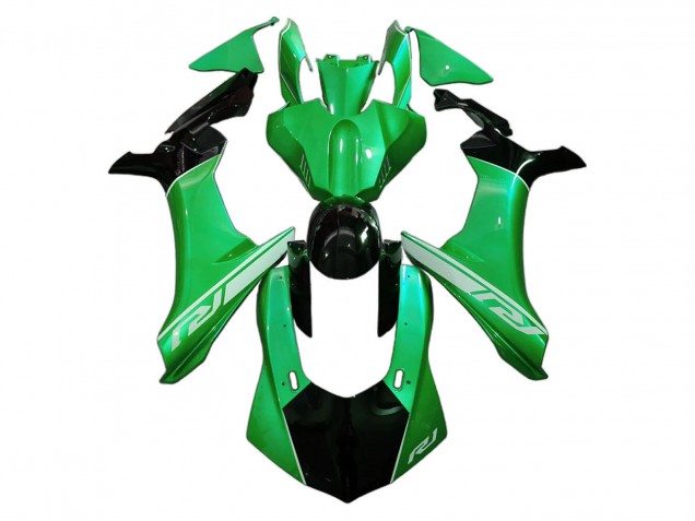 2020-2025 Yamaha YZF 1000 R1 Motorcycle Fairings - Green Glossy Black Australia