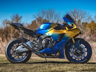 Affordable 2020-2025 Yamaha YZF 1000 R1 Motorcycle Fairings - Blue Gold Australia
