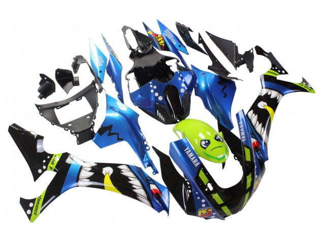 2020-2025 Yamaha YZF 1000 R1 Motorcycle Fairings - Blue Green Black Shark Australia