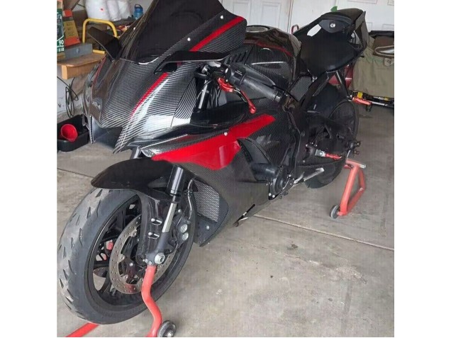 2020-2025 Yamaha YZF 1000 R1 Motorcycle Fairings - Black Carbon Fiber Red Australia