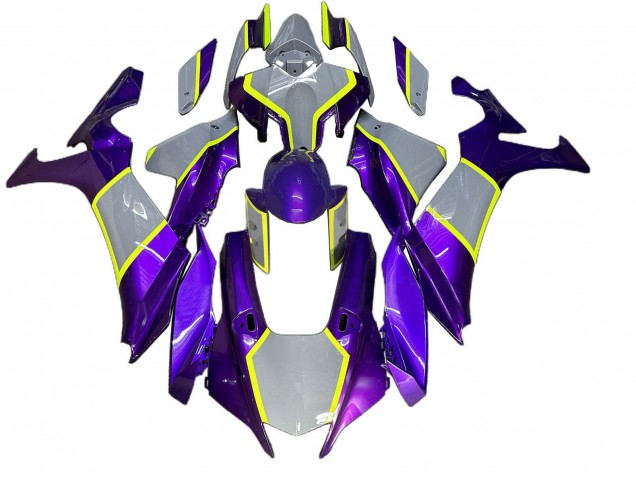 2020-2025 Yamaha YZF 1000 R1 Motorcycle Fairings - Yellow Grey Purple Australia