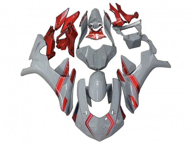 2020-2025 Yamaha YZF 1000 R1 Motorcycle Fairings - Nardo Grey Red Australia