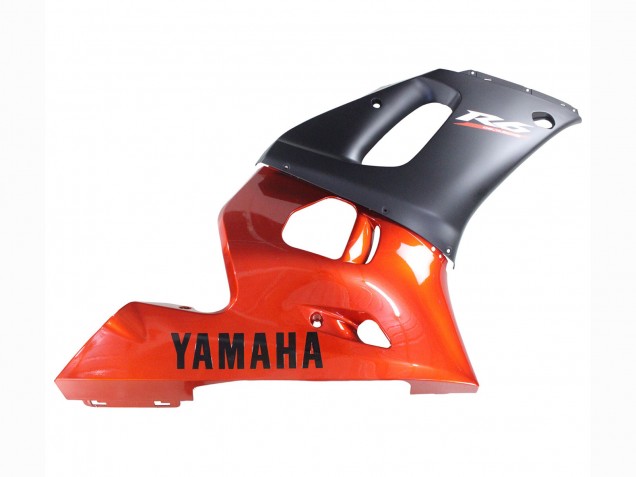 1998-2002 Yamaha YZF 600 R6 Motorcycle Fairings - Orange Matte Black Australia