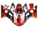 1998-2002 Yamaha YZF 600 R6 Motorcycle Fairings - Orange Matte Black Australia