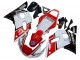 1998-2002 Yamaha YZF 600 R6 Motorcycle Fairings - White Red Black Petronas Yamalube 50th Australia