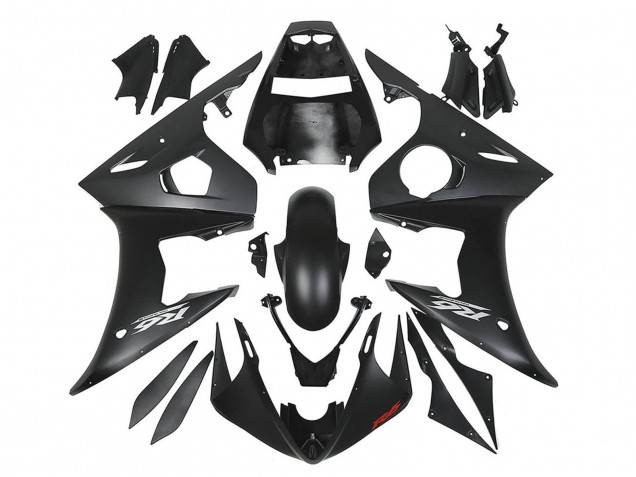 2003-2004 Yamaha YZF R6 Motorcycle Fairings - Matte Black Australia
