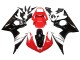 2003-2004 Yamaha YZF R6 Motorcycle Fairings - Red White Glossy Black Australia