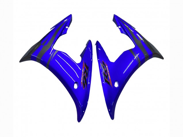 2003-2004 Yamaha YZF R6 Motorcycle Fairings - Blue Glossy Black Australia