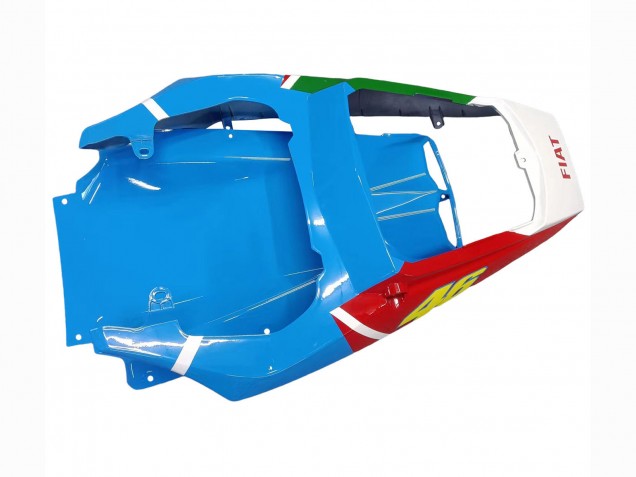 2003-2004 Yamaha YZF R6 Motorcycle Fairings - White Blue Green Red Kastinee Dunlop Motul Australia