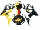 2003-2004 Yamaha YZF R6 Motorcycle Fairings - Yellow Red Glossy Black 46 Australia