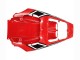 2003-2004 Yamaha YZF R6 Motorcycle Fairing - White Red Glossy Black Australia