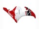 2003-2004 Yamaha YZF R6 Motorcycle Fairing - White Red Glossy Black Australia