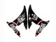 2003-2004 Yamaha YZF R6 Motorcycle Fairings - Glossy Black Red White Lucky Strike Motul Australia