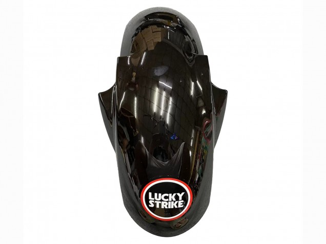 2003-2004 Yamaha YZF R6 Motorcycle Fairings - Glossy Black Red White Lucky Strike Motul Australia