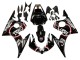 2003-2004 Yamaha YZF R6 Motorcycle Fairings - Glossy Black Red White Lucky Strike Motul Australia