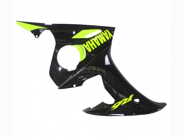 2003-2004 Yamaha YZF R6 Motorcycle Fairings - Glossy Black Neon Yellow Australia