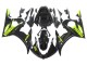 2003-2004 Yamaha YZF R6 Motorcycle Fairings - Glossy Black Neon Yellow Australia