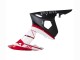 2003-2004 Yamaha YZF R6 Motorcycle Fairings - Red White Matte Black Australia