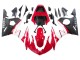 2003-2004 Yamaha YZF R6 Motorcycle Fairings - Red White Matte Black Australia