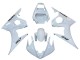 2003-2004 Yamaha YZF R6 Motorcycle Fairings - White Black Decals Australia