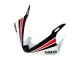 2003-2004 Yamaha YZF R6 Motorcycle Fairings - White Red Glossy Black Motul Australia