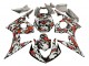 2003-2004 Yamaha YZF R6 Motorcycle Fairings - Black Red Grey Camouflage Australia
