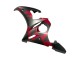 2005 Yamaha YZF 600 R6 Motorcycle Fairings - Matte Black Red Geometric Australia