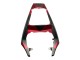 2005 Yamaha YZF 600 R6 Motorcycle Fairings - Matte Black Red Geometric Australia