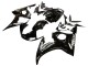2005 Yamaha YZF 600 R6 Motorcycle Fairings - Glossy Black Australia