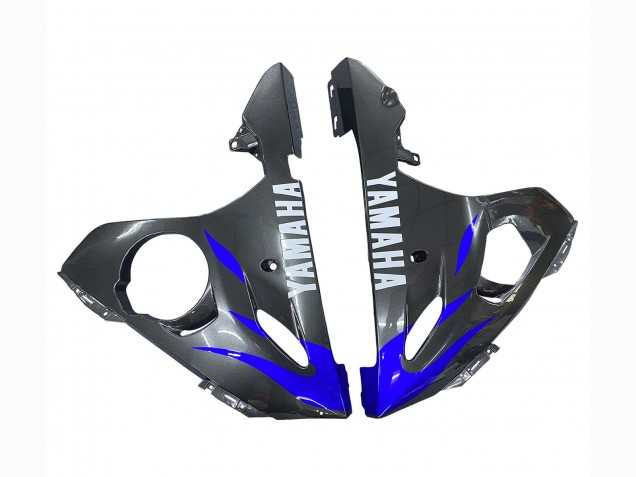 2005 Yamaha YZF 600 R6 Motorcycle Fairings - Glossy Blue Black Australia