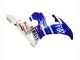 2005 Yamaha YZF 600 R6 Motorcycle Fairings - Blue White Red Motul Michelin Fiat Australia